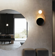 Post-modern Ring Wall Lamp Hotel Restaurant Innovative Ring Wall Lamp