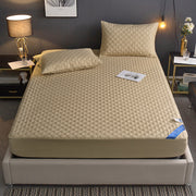 Quilted Waterproof Fitted Single Piece Non-slip Mattress Dust Cover