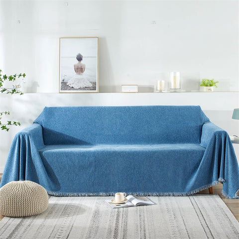 Anti-scratch Solid Color All-inclusive Non-slip Sofa Cover