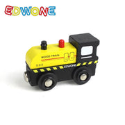 Small Train Toy Railcar Wooden Train Toy Compatible With Wooden Tracks