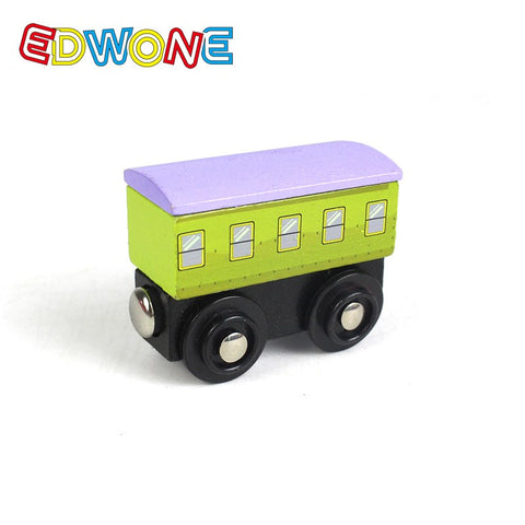 Small Train Toy Railcar Wooden Train Toy Compatible With Wooden Tracks