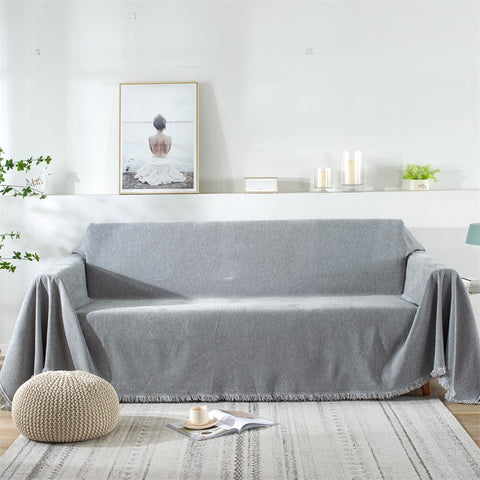 Anti-scratch Solid Color All-inclusive Non-slip Sofa Cover