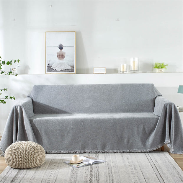 Anti-scratch Solid Color All-inclusive Non-slip Sofa Cover