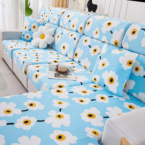 Ice Silk Non-slip Printing Sofa Cover