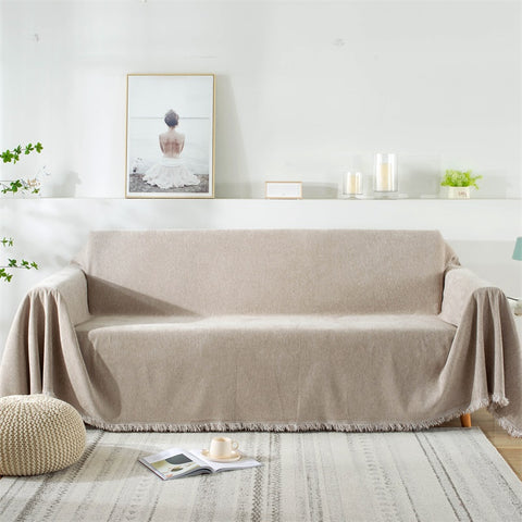 Anti-scratch Solid Color All-inclusive Non-slip Sofa Cover