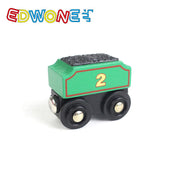 Small Train Toy Railcar Wooden Train Toy Compatible With Wooden Tracks