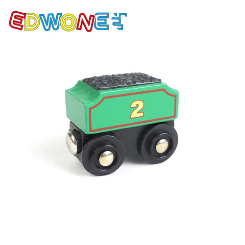 Small Train Toy Railcar Wooden Train Toy Compatible With Wooden Tracks
