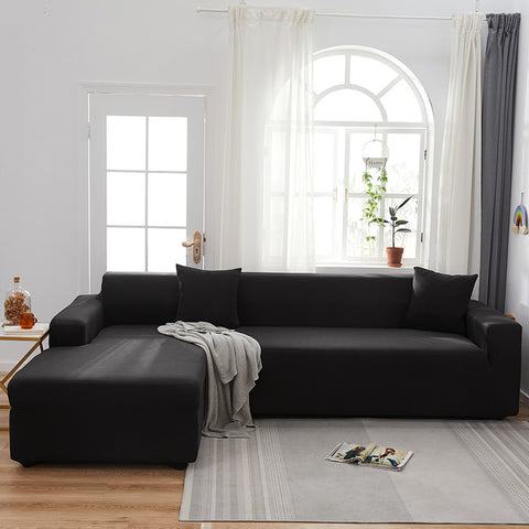 Milk Silk Nordic Simple Elastic Non-Slip Universal All-Inclusive Solid Color Full Cover Sofa Cover