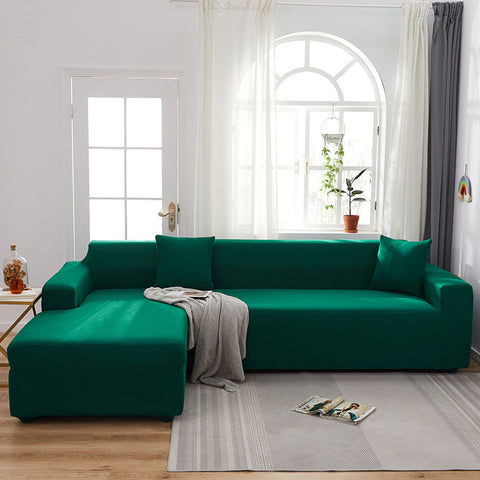 Milk Silk Nordic Simple Elastic Non-Slip Universal All-Inclusive Solid Color Full Cover Sofa Cover