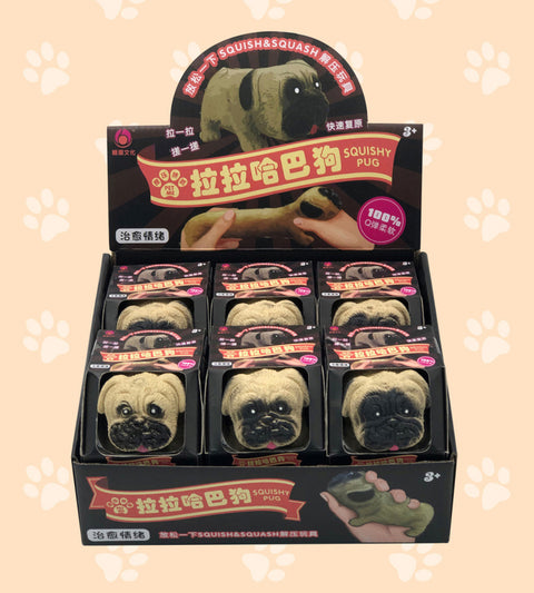 Children'S Lala Dog Creative Novelty Decompression Toys Pinch Pig Pug Toys