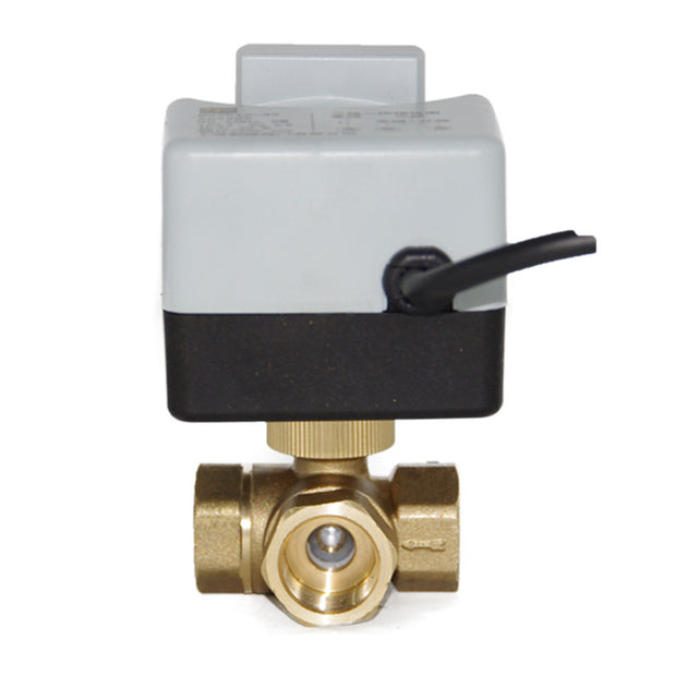 Hand-Automatic Integrated Air Conditioner Solar Water Tap Electric Two-Way Three-Way Ball Valve