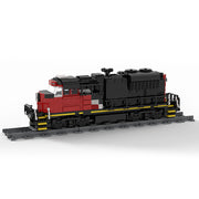 Freight Train Building Blocks MOC-47989 Cargo Train-EMD SD70M-2 CN Train