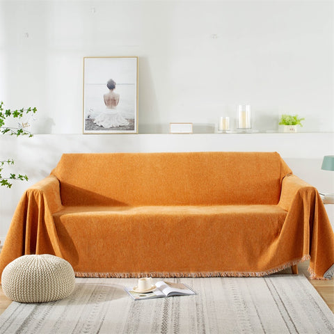 Anti-scratch Solid Color All-inclusive Non-slip Sofa Cover