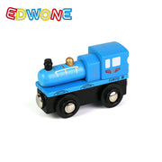 Small Train Toy Railcar Wooden Train Toy Compatible With Wooden Tracks