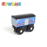 Small Train Toy Railcar Wooden Train Toy Compatible With Wooden Tracks