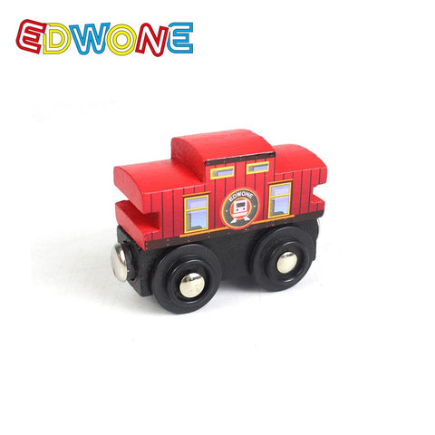Small Train Toy Railcar Wooden Train Toy Compatible With Wooden Tracks