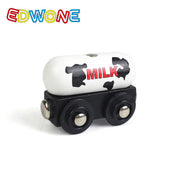 Small Train Toy Railcar Wooden Train Toy Compatible With Wooden Tracks