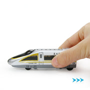 High-speed rail train set magnetic can be connected to children's toys