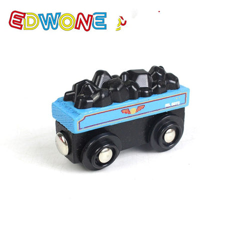 Small Train Toy Railcar Wooden Train Toy Compatible With Wooden Tracks