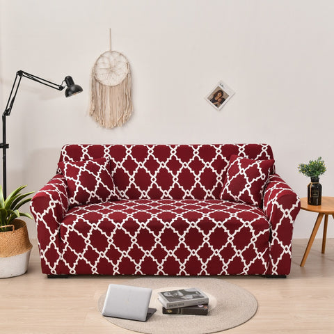 Stretch Sofa Cover All-inclusive Non-slip Three-seat Sofa Cushion Cover Cloth Sofa Towel Full Covered Household Dust Cover