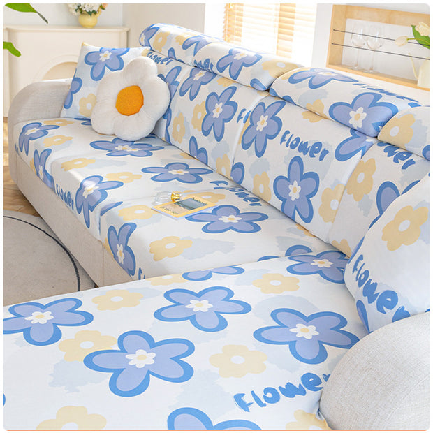 Ice Silk Non-slip Printing Sofa Cover