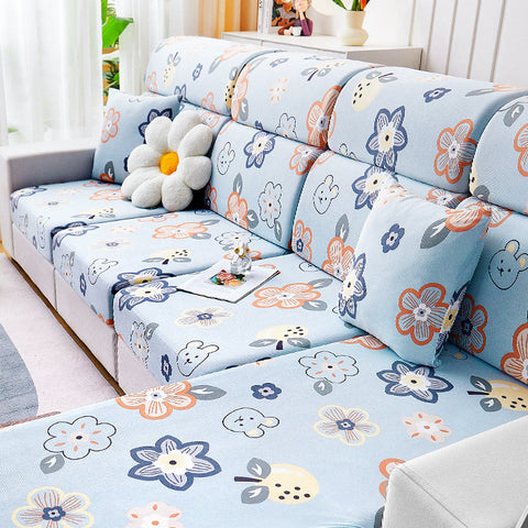 Ice Silk Non-slip Printing Sofa Cover