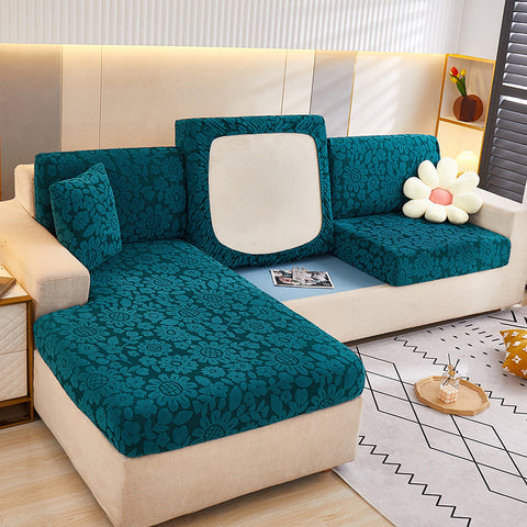 Stretch Jacquard Fleece Non-slip Sofa Cover