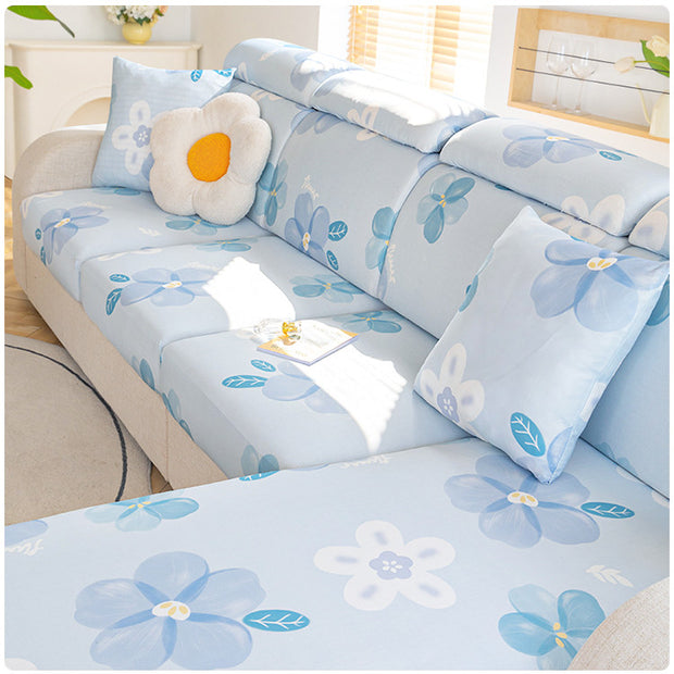 Ice Silk Non-slip Printing Sofa Cover