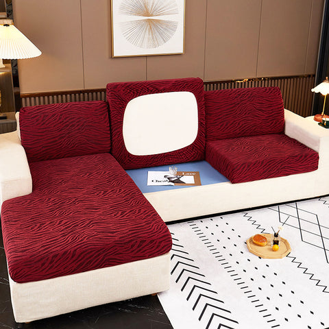 Stretch Jacquard Fleece Non-slip Sofa Cover