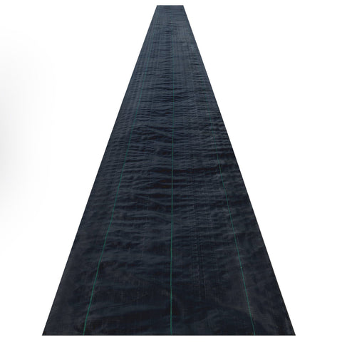 VEVOR 2*3FT300FT Premium Weed Barrier Fabric Heavy Duty 2.4OZ, Woven Weed Control Fabric, High Permeability Good for Flower Bed, Geotextile Fabric for Underlayment, Polyethylene Ground Cover