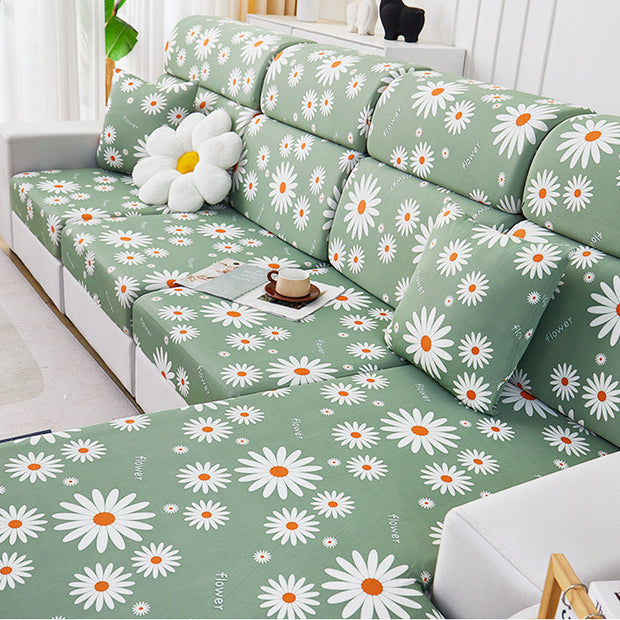 Ice Silk Non-slip Printing Sofa Cover